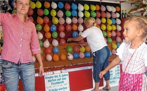 Luftballon-Gaudi für die Kleinen.