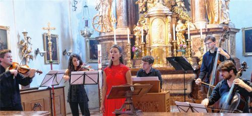 Marie-Sophie Pollak, begleitet von Concerto München, entzückte die Zuhörer mit ihrem glockenreinen Sopran. Foto Janka