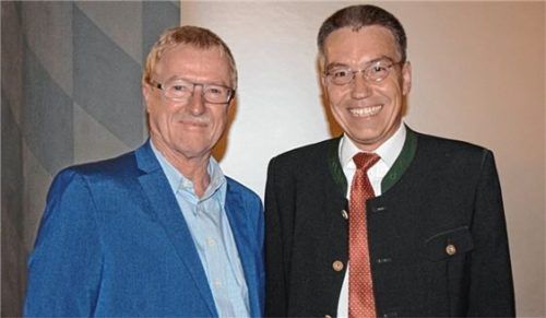 Thomas Kranig, der Präsident des Bayerischen Landesamtes für Datenschutzaufsicht (links), kam auf Einladung des Landtagsabgeordneten Otto Lederer nach Rott.Foto re