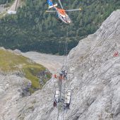 Zugspitz-Bergbahn steht lange still