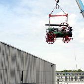Lokomobil fliegt ins Museum