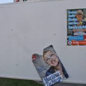 Wahlwerbung ohne Halt
