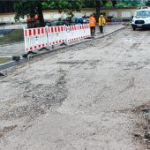 Keine Zufahrt zum Alten Friedhof über Kriegerdenkmal