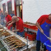 Aus Grillfest wurde Hallenfest