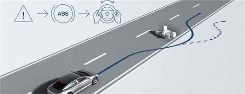 Dank ABS bleibt das Fahrzeug auch bei einer Vollbremsung lenkbar.Foto  djd/Bosch