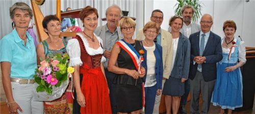 Empfang der französischen Delegation aus Partnerstadt Briançon