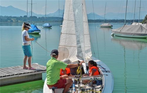 Ferienkinder als kleine Kapitäne