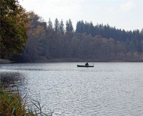 Idyllisch liegt er da, der Hofstätter See. In der Diskussion um die geplante Wasserentnahme durch die Rosenheimer Stadtwerke schlagen die Wellen allerdings immer wieder hoch.Foto Niessen
