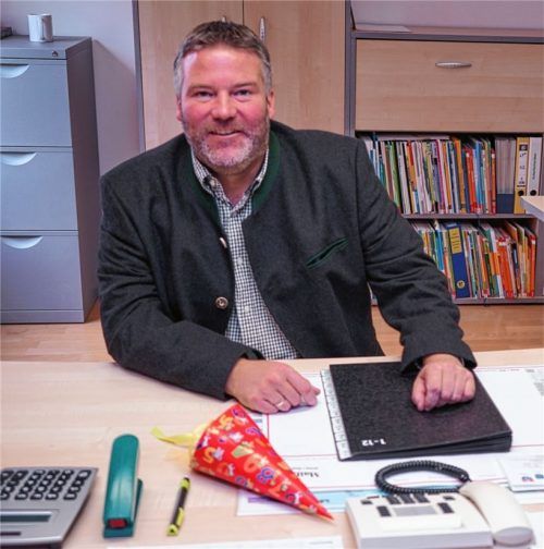 Markus Blümel geht mit Freude an seine Arbeit als neuer Schulleiter an der Grundschule. Foto ng