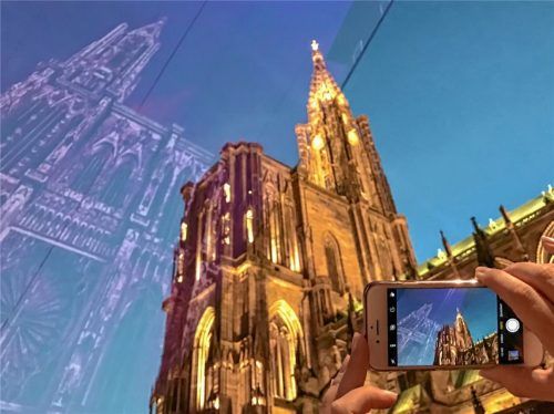 Mit diesem Bild vom Straßburger Münster siegt Roland Scherer beim Fotowettbewerb
