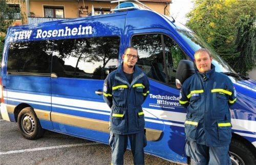 Rücken nach Meppen aus: Rene Bothe und Jörg Necker (von links). Foto Huber