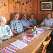 In fröhlicher Runde gefeiert
