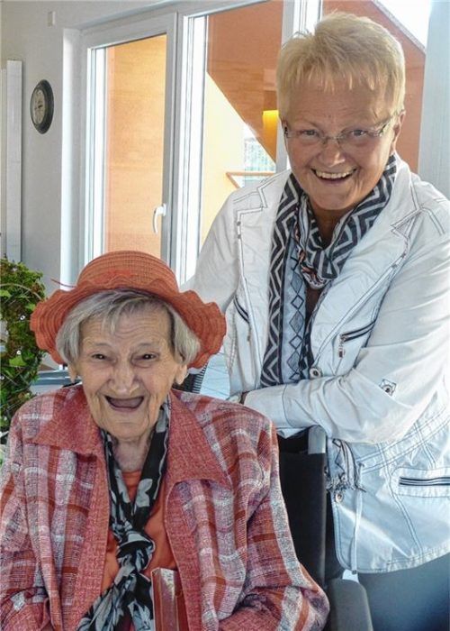 Sie gibt ein positives Beispiel für so manchen viel Jüngeren: Betty Lieselotte Müller, die am 26. September ihren 102. Geburtstag feierte.Foto  fis