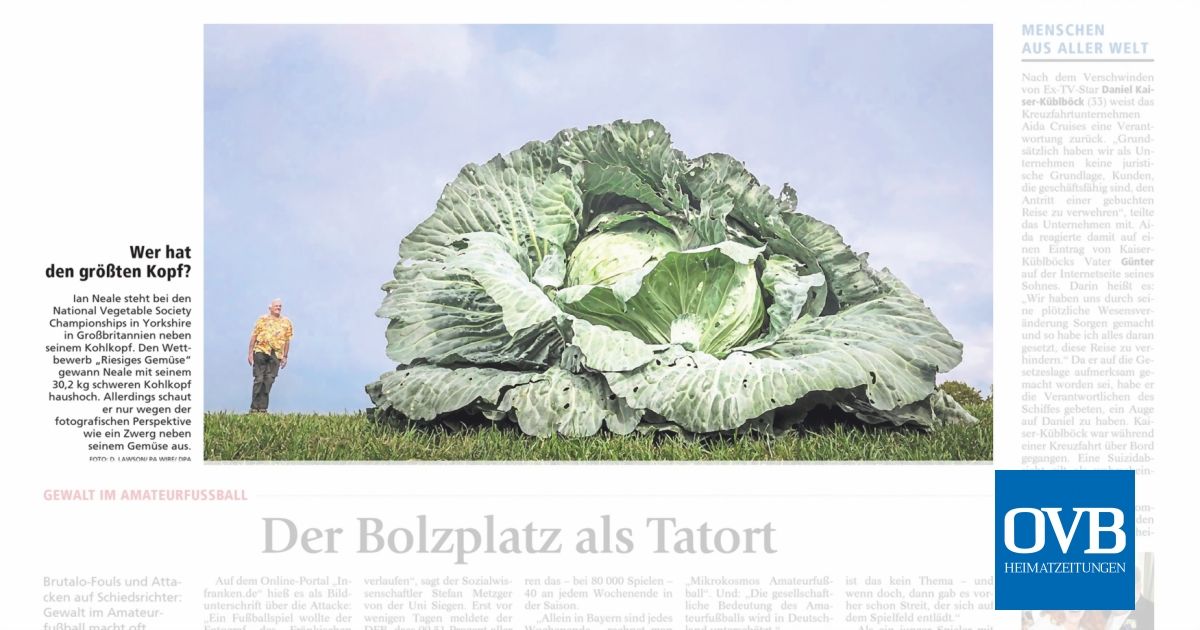 Wer hat den größten Kopf? - OVB Heimatzeitungen