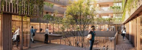 So soll sich der Innenhof präsentieren. moka