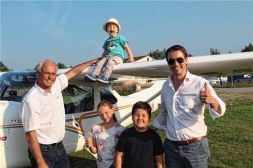Spannend war der Rundflug über Aschau.