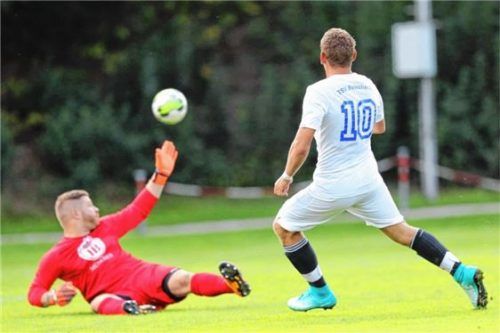 Tor für Reischach zum 2:0 durch Vilsmaier. Foto  Butzhammer