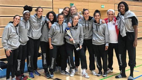 Wasserburgs Damen haben den Bavaria Cup gewonnen.Foto TSV Wasserburg