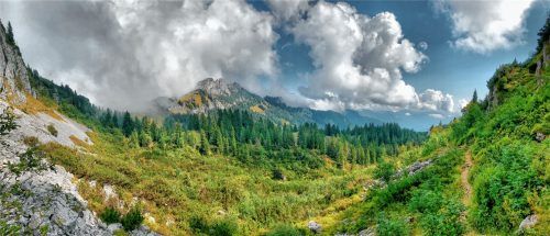 Wenn der Wetterumschwung den Wanderer in seinen Bann zieht