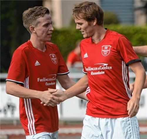 Willkommen zurück: Westerndorfs Offensiv-Duo Fabian Martinus (links) und Torben Gartzen sammelten nach Verletzungspausen zuletzt wieder Spielpraxis. Foto Ruprecht