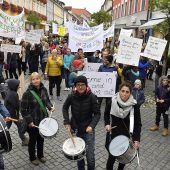 Pflegekräfte auf der Straße