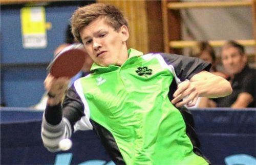 Bad Aiblings Viktor Bogatov gewann beim Auswärtsremis in Königsbrunn sein erstes Einzel in dieser Verbandsoberliga-Saison. Foto Erlich