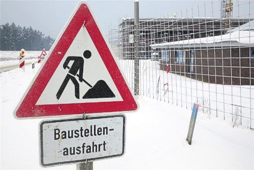 Baustopp im Winter? Das ist heutzutage nicht mehr üblich. Foto dpa