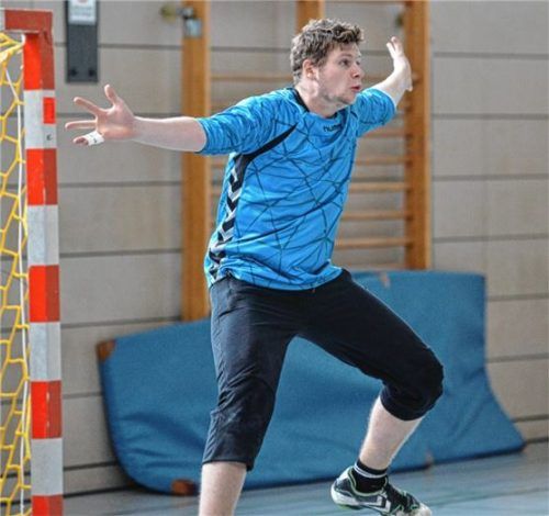 Bruckmühls Torhüter Tobi Mühleisen bot eine starke Leistung. Foto Fischer