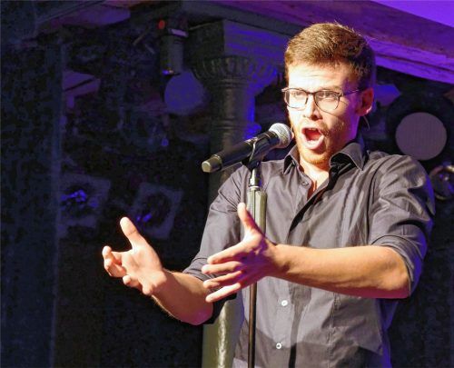 Der singende Kabarettist: Martin Frank nimmt seit zehn Jahren klassischen Gesangsunterricht.Foto vk
