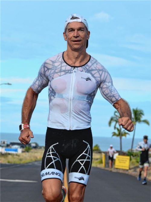 Der Unterwössner Harald Funk wurde beim Ironman auf Hawaii Zweiter in seiner Altersklasse M50.Foto Funk