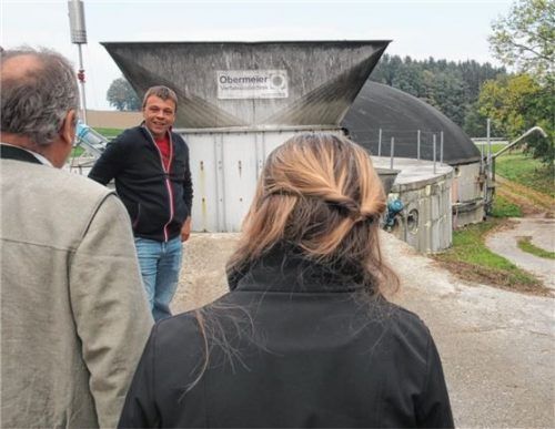 Die Biogasanlage von Familie Sengmüller in Ranoldsberg wird zu einem großen Teil mit Rindergülle betrieben.