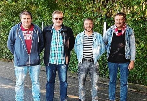 Die neuen Vereinsmeister (von links): Hans Reibl, Hans Maric, Georg Greithanner und Franz Schweiger.Foto Sedlbauer