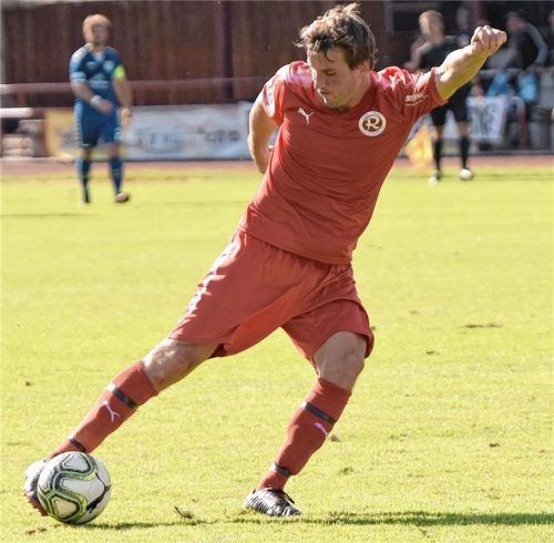 Doppeltorschütze Markus Einsiedler ist im Sturm der Sechziger gesetzt. Foto  Ziegler