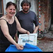 Gut gelaunt, auch kurz nach eins