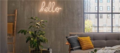 Ein freundliches „Hello“ aus Licht.Foto djd/Paulmann Licht