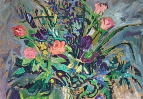 „Ich male gerne Blumen“, hat Karl Holzer immer wieder gesagt. „Vielerorts aber gibt es Blumen nicht mehr, wo sie in meiner Kindheit noch gestanden sind.“