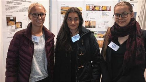 Präsentierten ihre Projekte in Oldenburg (von links): Carla Corsi, Carolin Mantsch und Anna Treffurth.Foto re