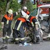 Drei Personen bei Unfall verletzt