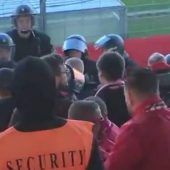 Hallenser Fan bricht Polizist die Nase