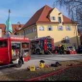 Großbrand auf Schloss Emersacker