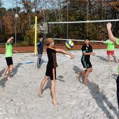 Der Schul-Chef als Volleyball-Ass