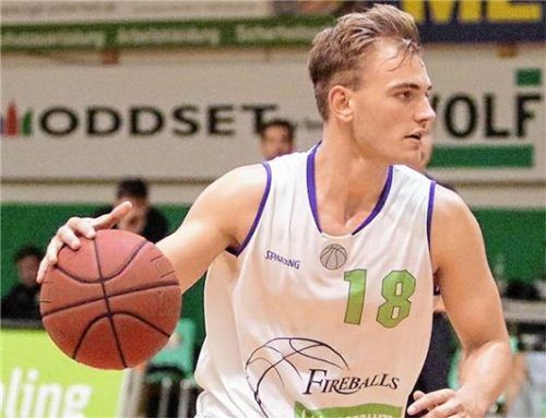 Bad Aiblings Spielmacher Simon Bradaric lieferte im Derby mit 28 Punkten eine starke Leistung ab.Foto Fehrmann