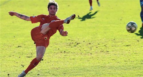 Christoph Wallner will mit 1860 Rosenheim auch in Augsburg punkten. Foto  Ziegler