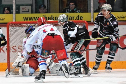 Das 1:0 durch Robin Slanina, der neben den linken Pfosten traf. Foto  Ziegler