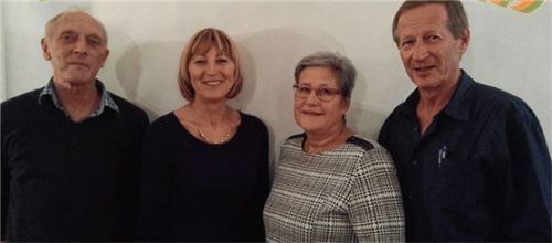 Der Vorstand des Tauchclubs Manta (von links): Andreas Lohmair (neu), Irmgard Wittkopf, Eva Volkmer und Norbert Friese.Foto  re