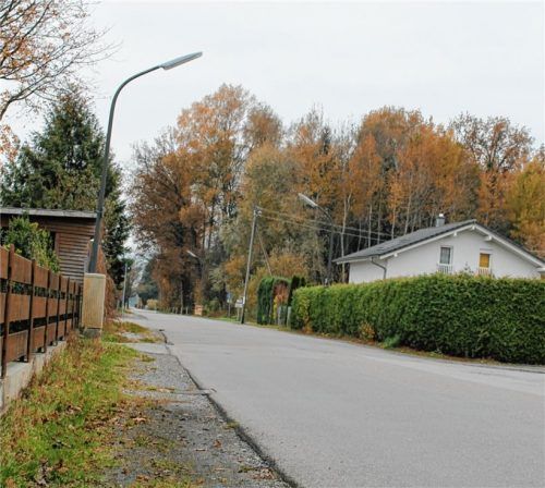 Die Verkehrssicherheit der Wendelsteinstraße, die über keinen Fuß- oder Radweg verfügt, ist besonders für die Schulkinder ein Problem. Foto heinz