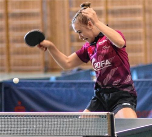 Für Naomi Pranjkovic verliefen die beiden Auswärtsspiele in Chemnitz äußerst erfolgreich.Foto Erlich