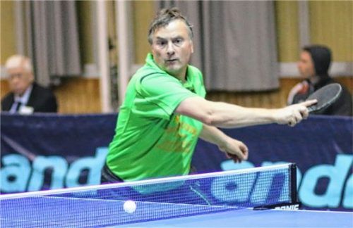 Günter Englmeier kam nach sechs Monaten Pause erstmals in dieser Saison im Aiblinger Team zum Einsatz.Foto erlich