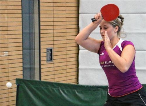 Jaqueline Weidinger gelang für den TV Feldkirchen zumindest der Ehrenpunkt. Foto erlich