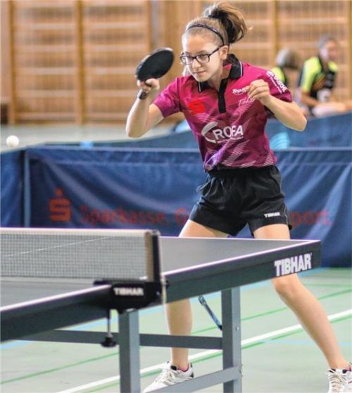 Laura Kaim vom SV-DJK Kolbermoor lieferte in allen drei Bewerben eine sehr gute Leistung ab.Foto Erlich